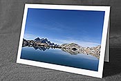 Fotokarte F134868: Bergkette mit Spiegelbild