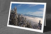 Fotokarte F156541: Winterstimmung über dem Nebelmeer